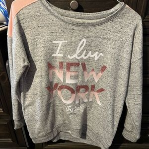 Justice “I Love New York” sweatshirt